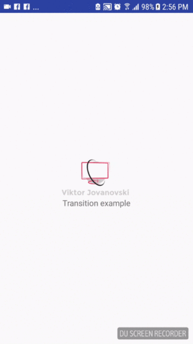 Transition instead of simple Animation in Android - Den of Developers